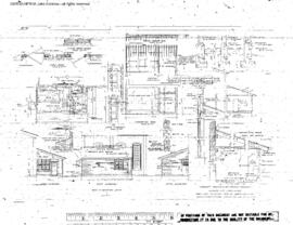 Spokane, Portland, and Seattle Railway Engineering Drawing, Coach Shop Locker and Wash Room at Va...