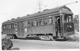 Seattle & Rainier Valley Railway Car 103 in Seattle, Washington, 1935