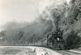 Great Northern Railway steam locomotive 2041 at Ballard, Washington, undated.