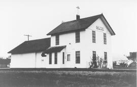 Great Northern Depot at Milton, North Dakota, undated