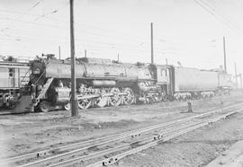 Chicago, Milwaukee, St. Paul & Pacific Railroad Company steam locomotive number 263 at Tacoma...