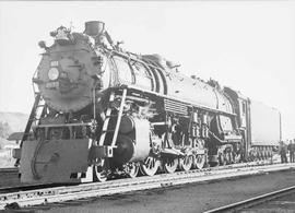 Northern Pacific steam locomotive 2675, circa 1946.