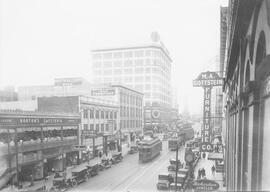 Seattle Municipal Railway cars, Seattle, Washington, circa 1925