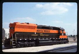 Great Northern Diesel Locomotive 400 at Mc Cook, Illinois, undated