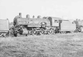 Northern Pacific steam locomotive 1383 at South Tacoma, Washington, in 1952.