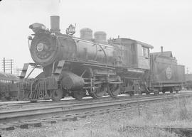 Spokane, Portland & Seattle Railway steam locomotive number 603 at Vancouver, Washington, cir...