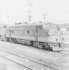 Northern Pacific diesel locomotive number 7010 at Auburn, Washington, in 1967.