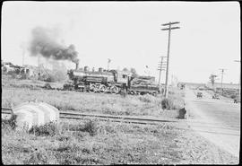 Northern Pacific steam locomotive 1388 at South Tacoma, Washington, in 1934.