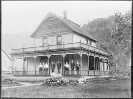 Morgan/Saunders house at Lester, Washington, circa 1920.