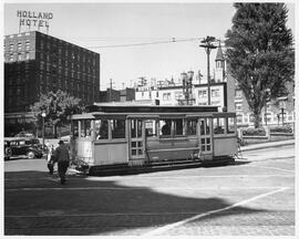 Seattle Municipal Railway cable car 9, Seattle, Washington, 1940