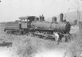 Puget Sound & Baker River Railway Steam Locomotive Number 1 at Hamilton, Washington, circa 1948.