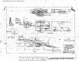 Northern Pacific Engineering Drawing, Freight House at Helena, Montana, 1960