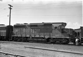 Chicago, Burlington and Quincy Railroad  diesel locomotive 960 at Tacoma, Washington, on August 2...