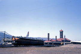 Great Northern Railway Company diesel locomotive 356C at Portland, Oregon in 1965.