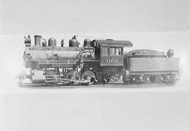 Northern Pacific steam locomotive 1168 in 1916.