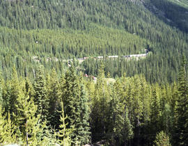 Canadian Pacific Railway tunnel at ,  on July 17, 1990.
