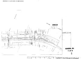 Plat Map of Canadian Pacific Facilities at Greer, Idaho, undated
