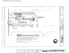 Amtrak Engineering Drawing, Amtrak Depot at Tacoma, Washington, 1983