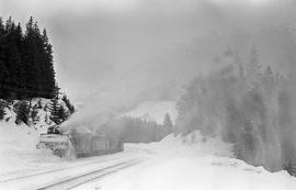 Northern Pacific rotary snow plow number 42 at Stampede, Washington in 1972.