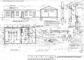 Northern Pacific Engineering Drawing, Locker Room Facilities for Car Repairers and Cleaners at Au...