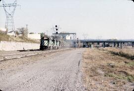 Burlington Northern Diesel Locomotive Number 6729 at Saint Paul, Minnesota in 1980