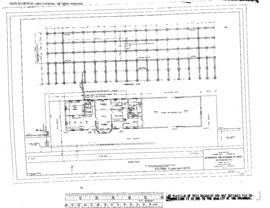 Great Northern Engineering Drawing, Depot at Skykomish, Washington, 1922