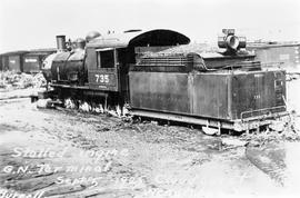 A Great Northern Railway accident at Wenatchee, Washington in 1925.