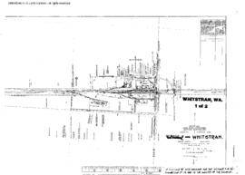 Plat Map of Northern Pacific Facilities at Whitstran, Washington, 1919