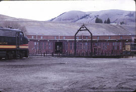 Northern Pacific Roundhouse at Missoula, Montana, 1971