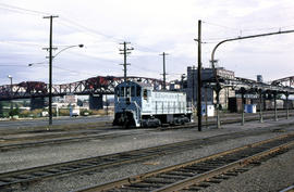 Portland Terminal Railroad diesel locomotive 36 at Portland, Oregon in 1979.