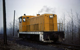 Peninsula Terminal Company diesel locomotive 3 at North Portland, Oregon in 1979.