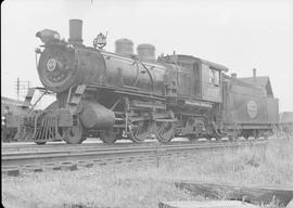 Spokane, Portland & Seattle Railway steam locomotive number 603 at Vancouver, Washington, cir...