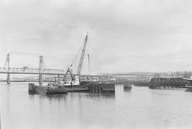 Burlington Northern bridge at Tacoma, Washington, in 1971.