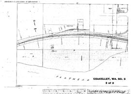 Plat Map of Great Northern Facilities at Conkelley, Washington, 1959