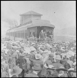 Northern Pacific Theodore Roosevelt special at Kalama, Washington, in 1904.