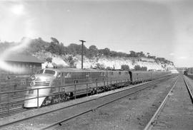 Chicago, Burlington and Quincy Railroad  passenger car 9912-A at St Paul, Minnesota, circa 1960.