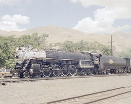 Spokane, Portland & Seattle Railway steam locomotive number 700 at Wishram, Washington in 1990.