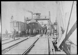 Northern Pacific rail ferry Tacoma at Kalama, Washington.