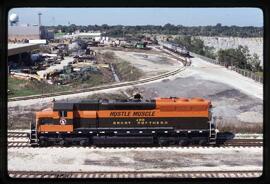 Great Northern Diesel Locomotive 400 at Mc Cook, Illinois, undated