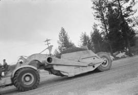 Earth mover at Granite, Idaho, in 1965.