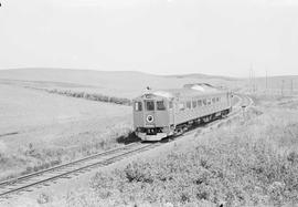 Northern Pacific passenger train number 311 Belmont and Garfield, Washington in 1955.