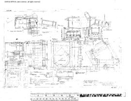 Spokane, Portland, and Seattle Railway Engineering Drawing, Power House at Portland, Oregon, 1943