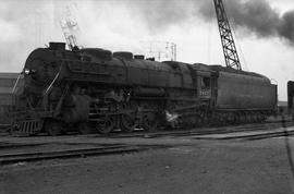 New York Central Railroad steam locomotive 5427 at Englewood, Illinois in September 1946.