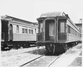 Northern Pacific Railroad Parlor Car Number 1799 at Tacoma, Washington, circa 1935.