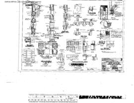 Northern Pacific Engineering Drawing, Depot at Attalia, Washington, 1953