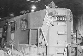 Northern Pacific diesel locomotive number 239 at Auburn, Washington, in 1970.