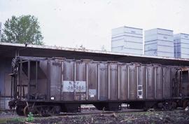 Northern Pacific hopper car number 75352 at Bellingham, Washington, in 1992.