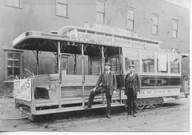 Madison Street Cable Railway Company cable car 3, Seattle, Washington, circa 1900