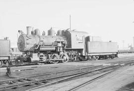 Northern Pacific steam locomotive 1091 at South Tacoma, Washington, in 1953.