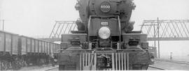 Northern Pacific steam locomotive number 4009 at Auburn, Washington, circa 1928.